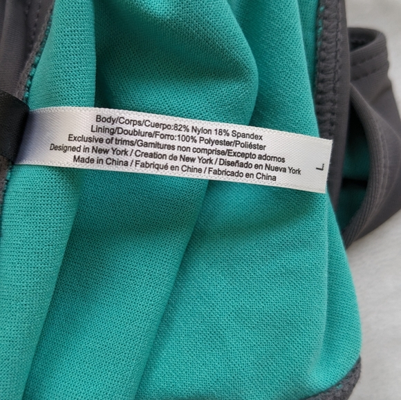 Adore Me Swim Bikini Bottom, Large Gray - Picture 4 of 6